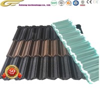 Villa Roofing Building Materials Steel Sheet Stone Coated Classical Tile