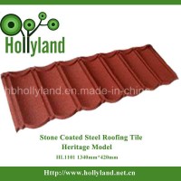 Long Span Roofing Materials House Roof Covering Stone Coated Metal 0.35mm Bond Modern Roofing Tile